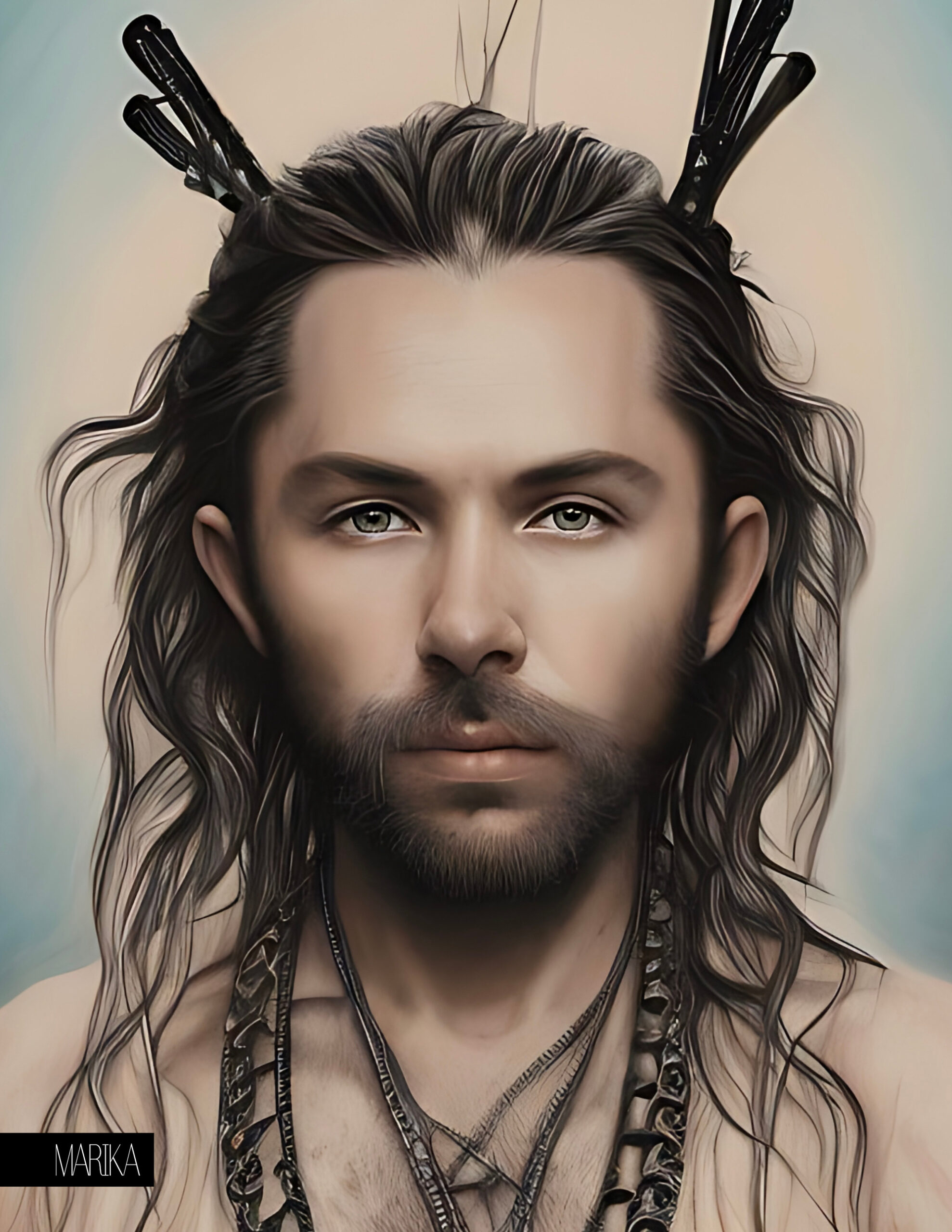 CIPRI, long hair, male model, model magazine