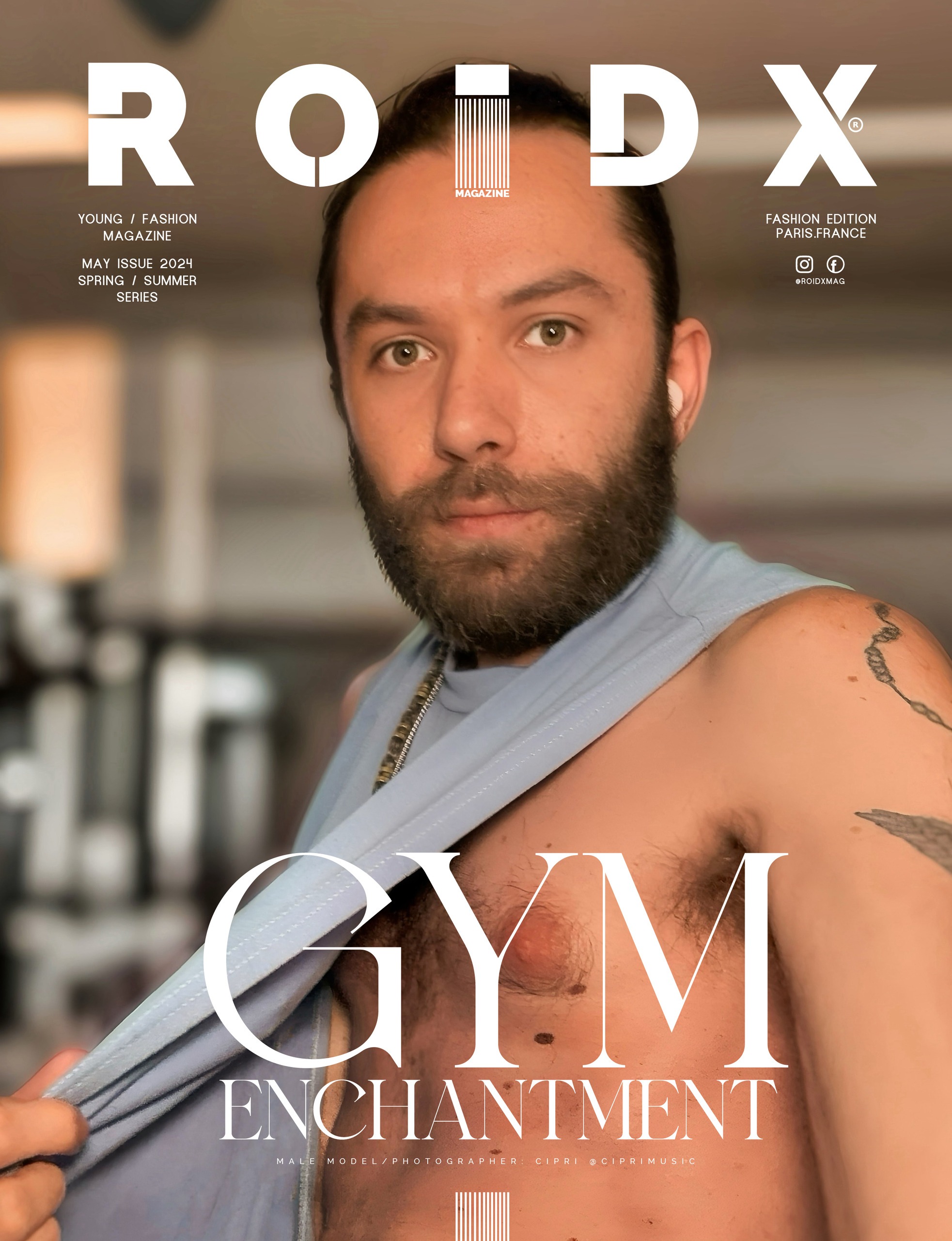 cipri, CIPRI, Ciprimusic, male model, editorial, magazine, shirtless, hairy chest, fitness magazine, mens modeling, male fashion, mens photography, men long hair, mens fitness, male muscle, gym, boudoir, sauna, locker room
