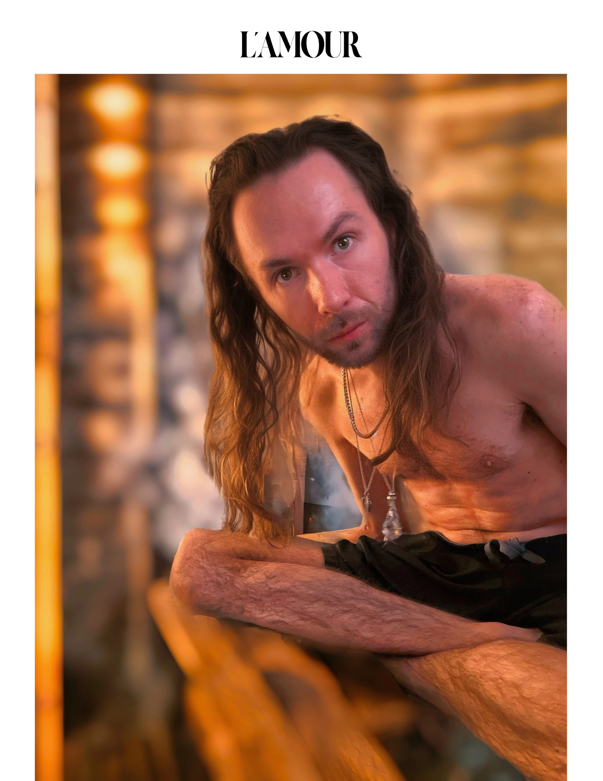 cipri, CIPRI, Ciprimusic, male model, editorial, magazine, shirtless, hairy chest, fitness magazine, mens modeling, male fashion, mens photography, men long hair, mens fitness, male muscle, gym, boudoir, sauna, locker room